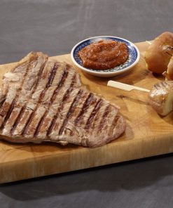 Alternative view of T-bone steak