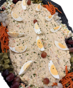 Smulsalade 4 personen a 150 gram p.p. met fris garnering